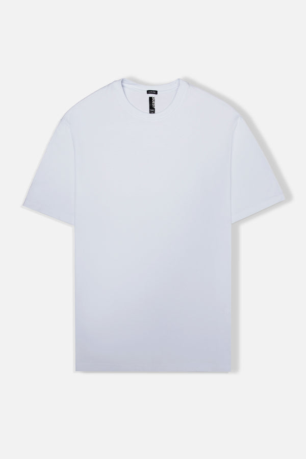 CAMISETA MANGA CORTA COLOR BLANCO OPTICO