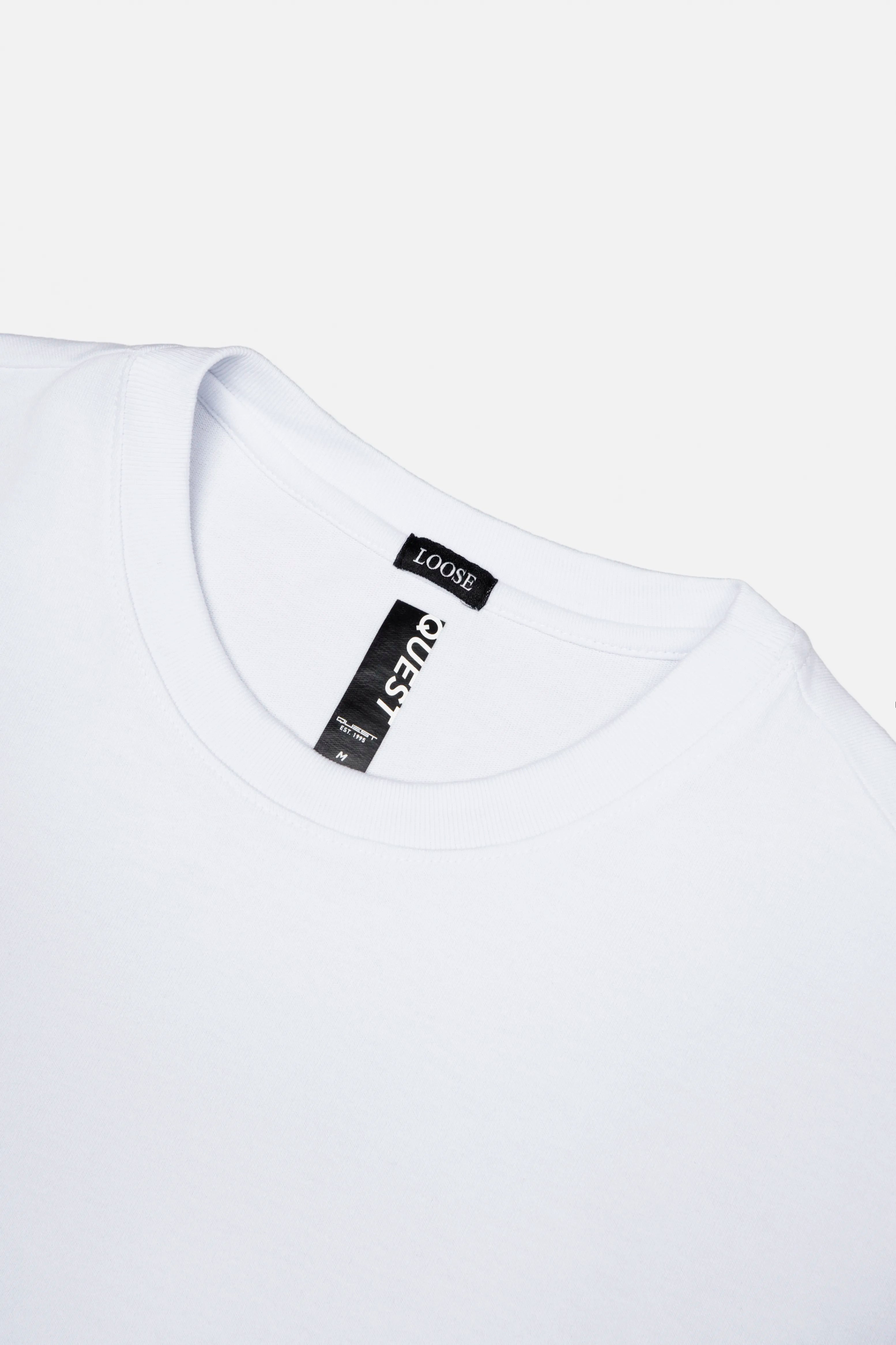 CAMISETA MANGA CORTA COLOR BLANCO OPTICO