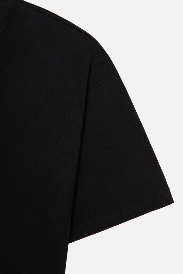 CAMISETA MANGA CORTA COLOR NEGRO