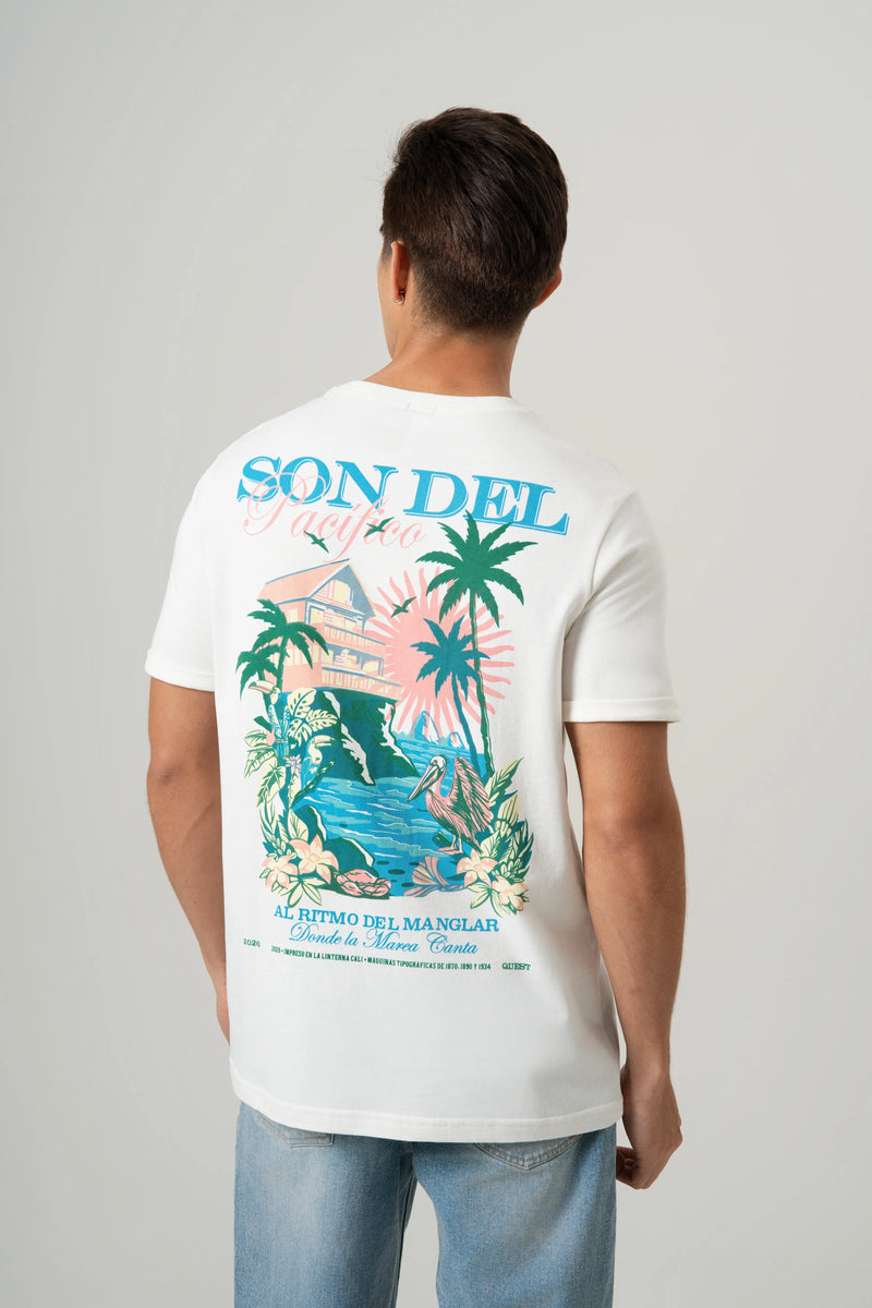 LA LINTERNA PACÍFICO - CAMISETA MANGA CORTA COLOR IVORY