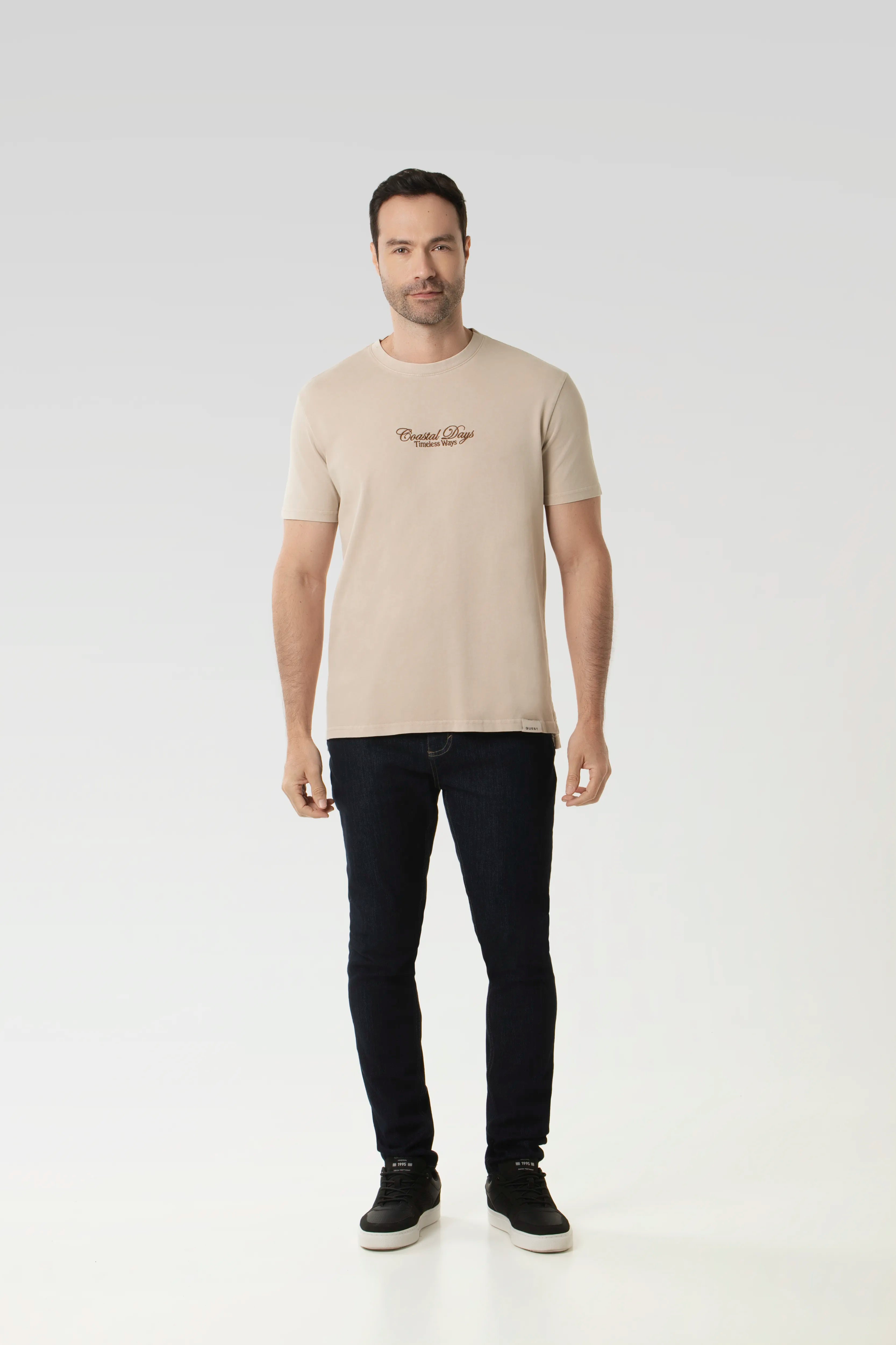 CAMISETA MANGA CORTA COLOR BRAZILIAN SAND