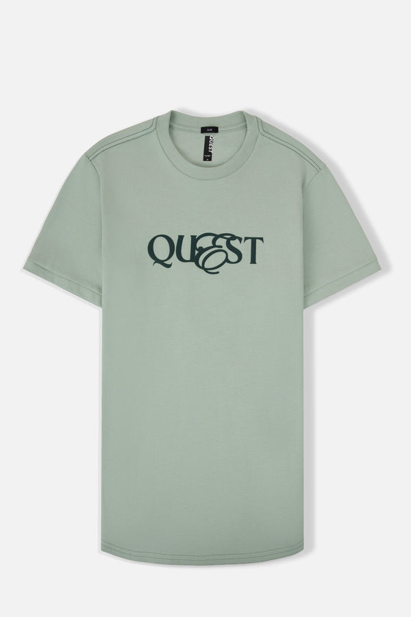 CAMISETA MANGA CORTA COLOR FROSTY GREEN