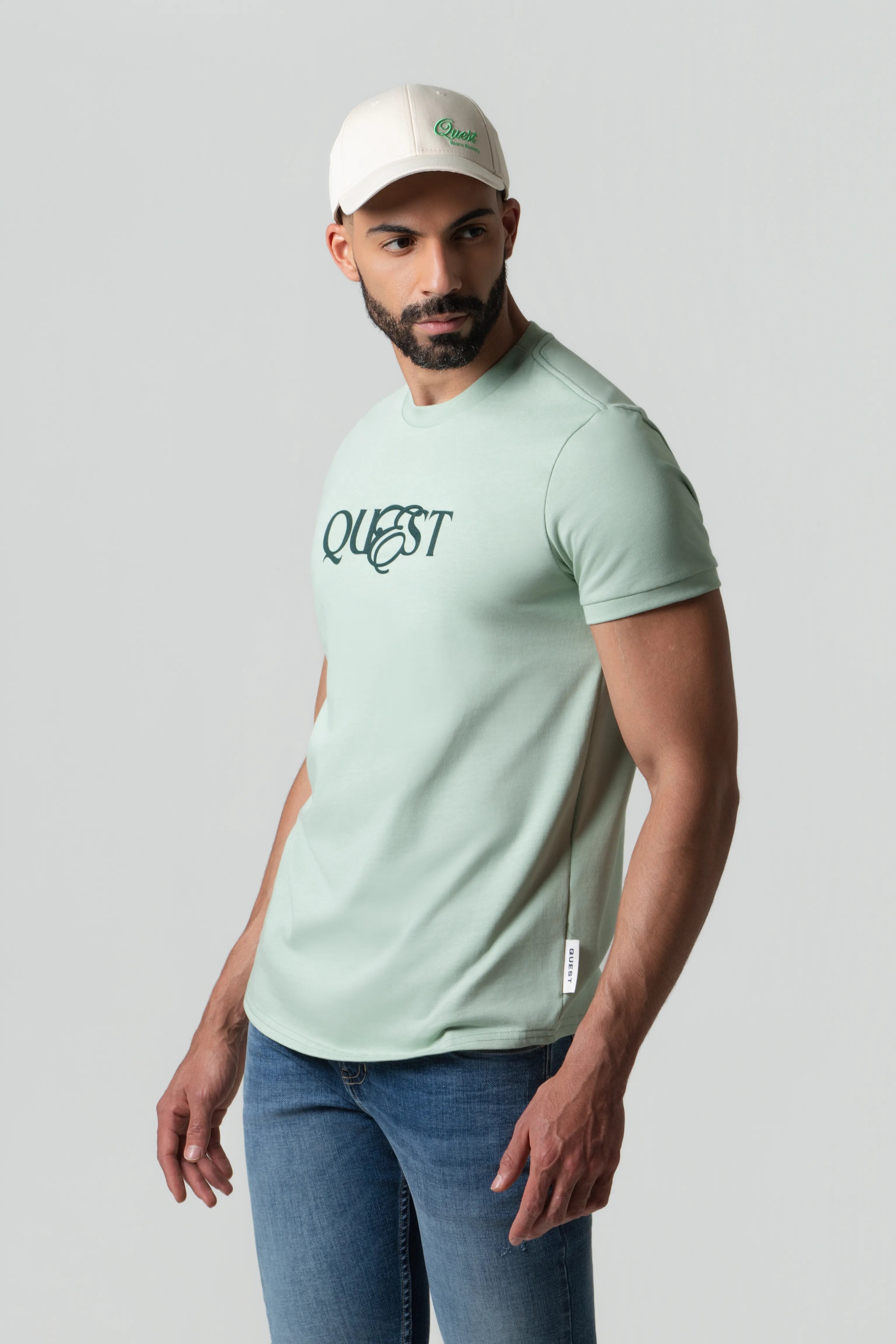 CAMISETA MANGA CORTA COLOR FROSTY GREEN