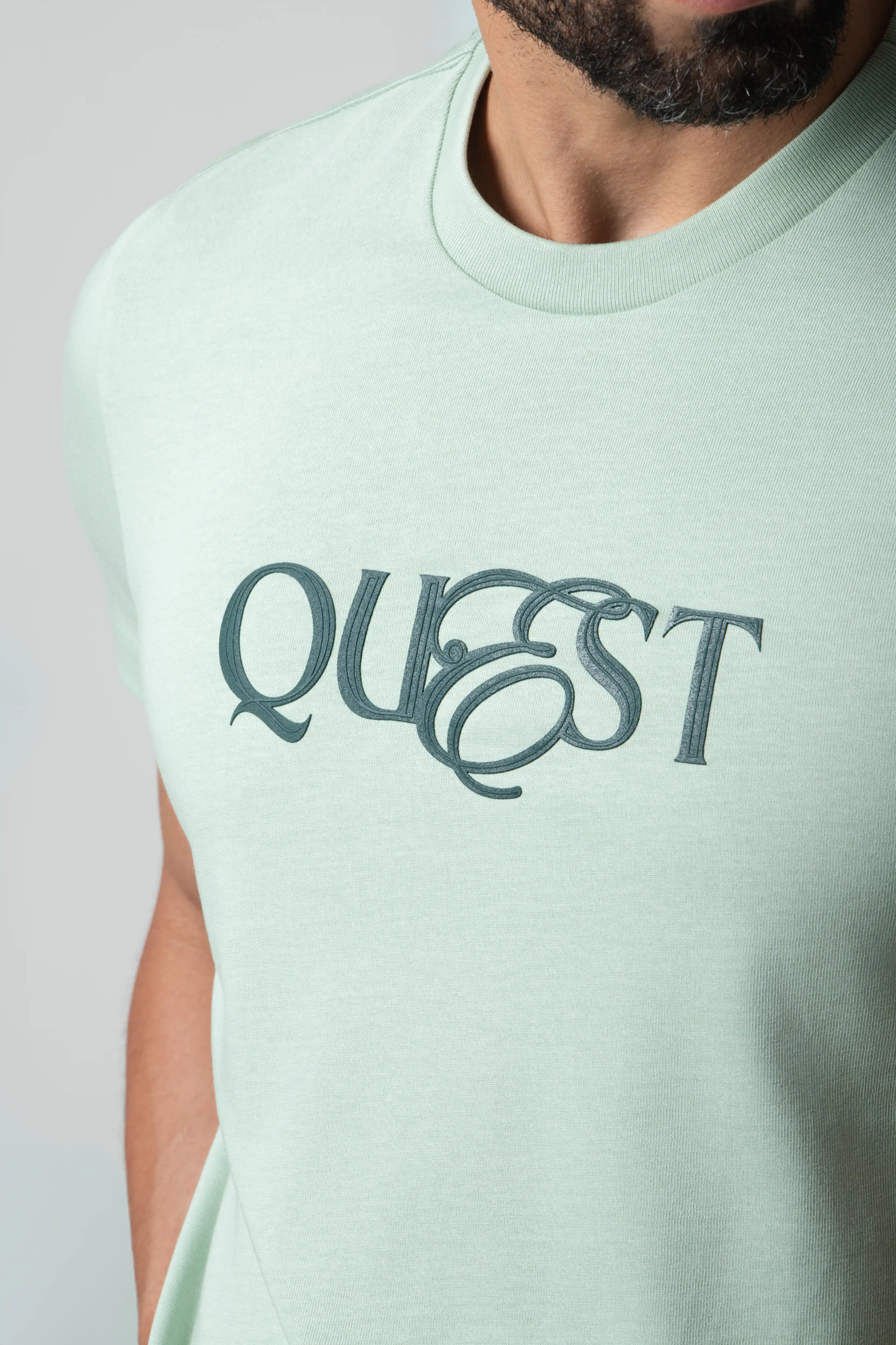 CAMISETA MANGA CORTA COLOR FROSTY GREEN