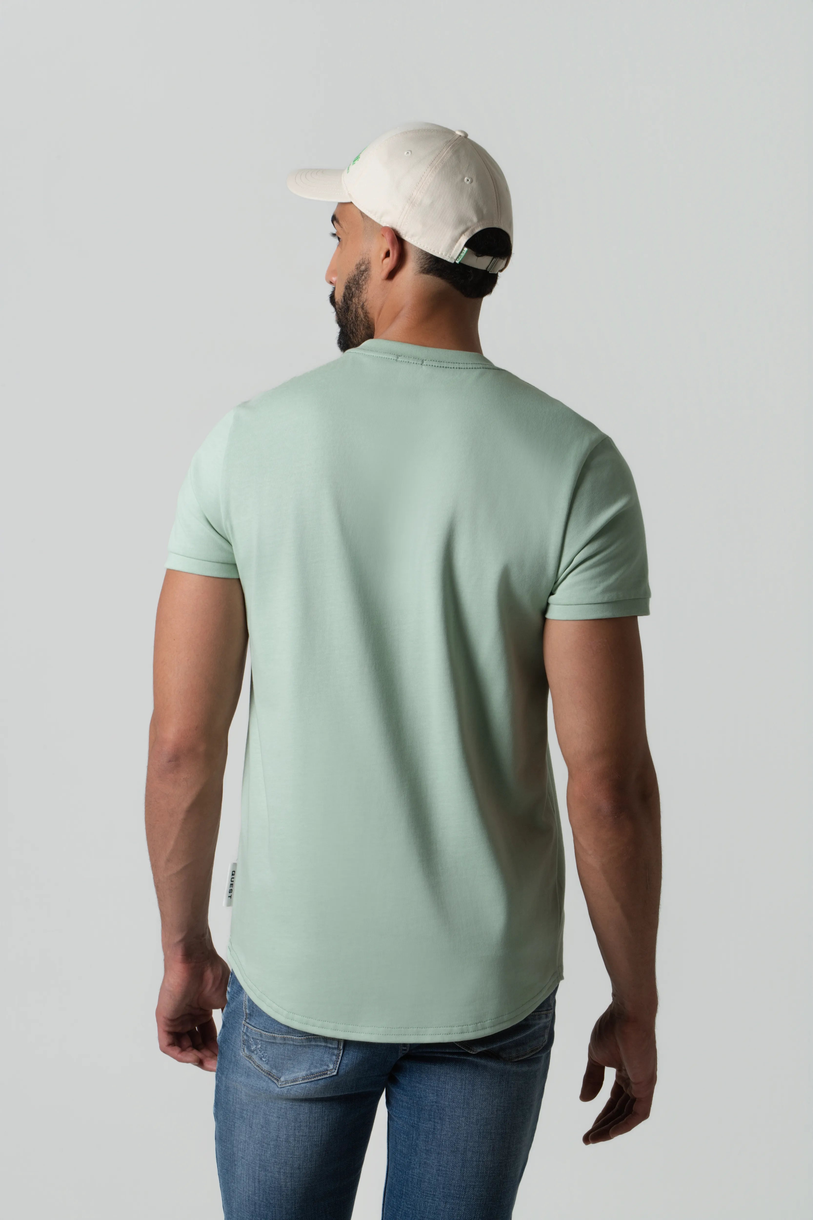CAMISETA MANGA CORTA COLOR FROSTY GREEN