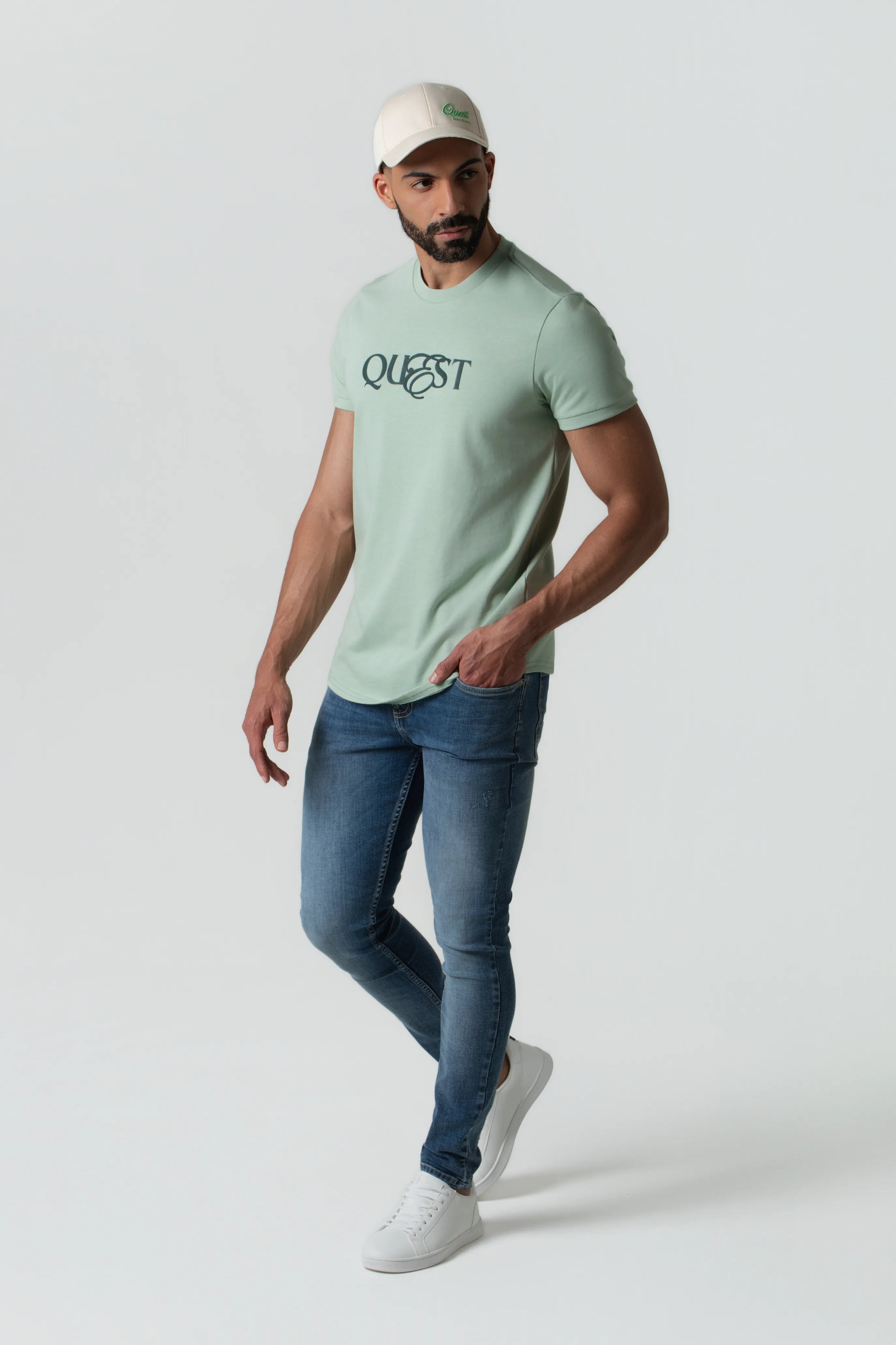 CAMISETA MANGA CORTA COLOR FROSTY GREEN