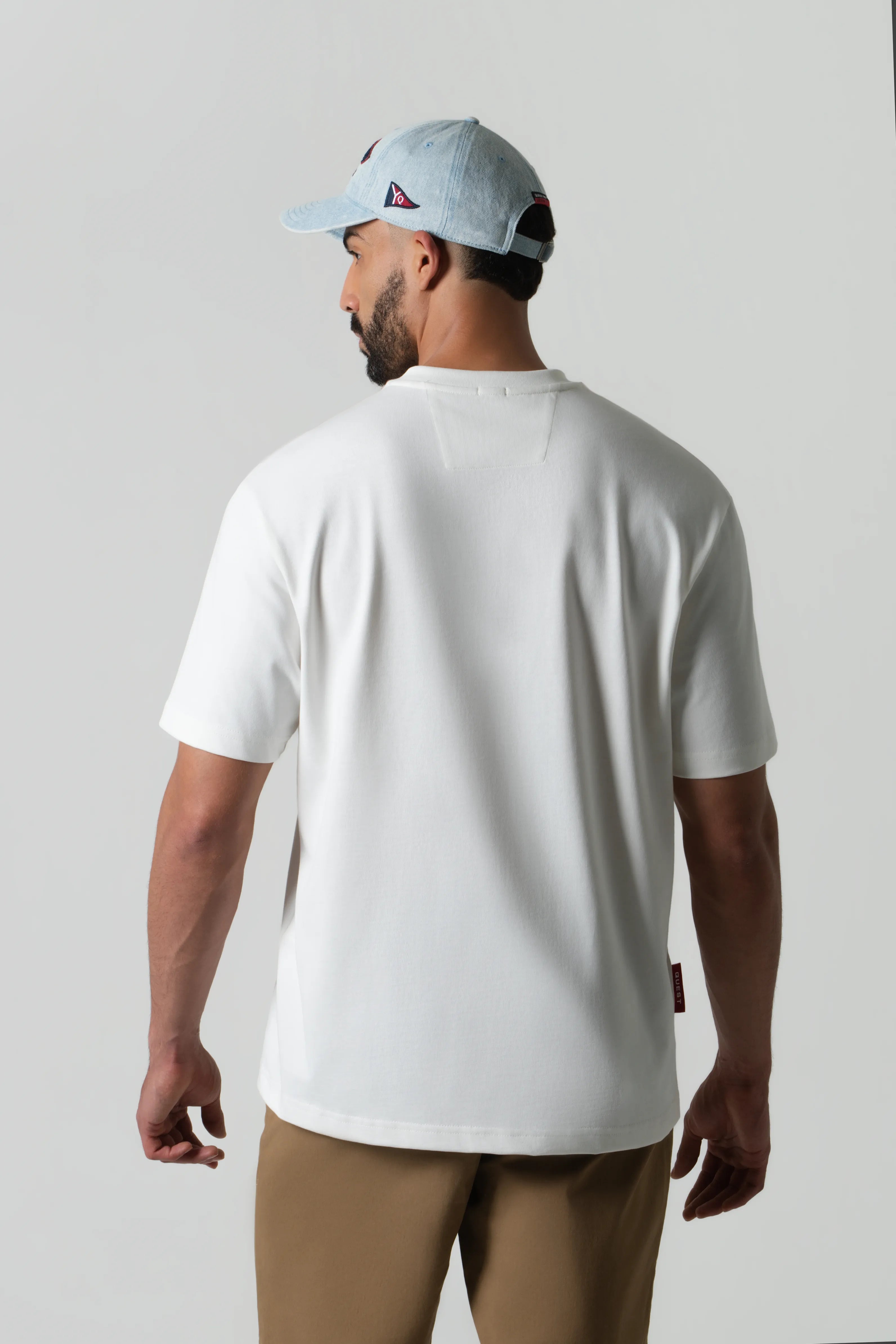 CAMISETA MANGA CORTA COLOR IVORY