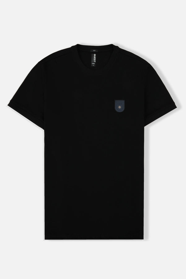 CAMISETA MANGA CORTA COLOR NEGRO