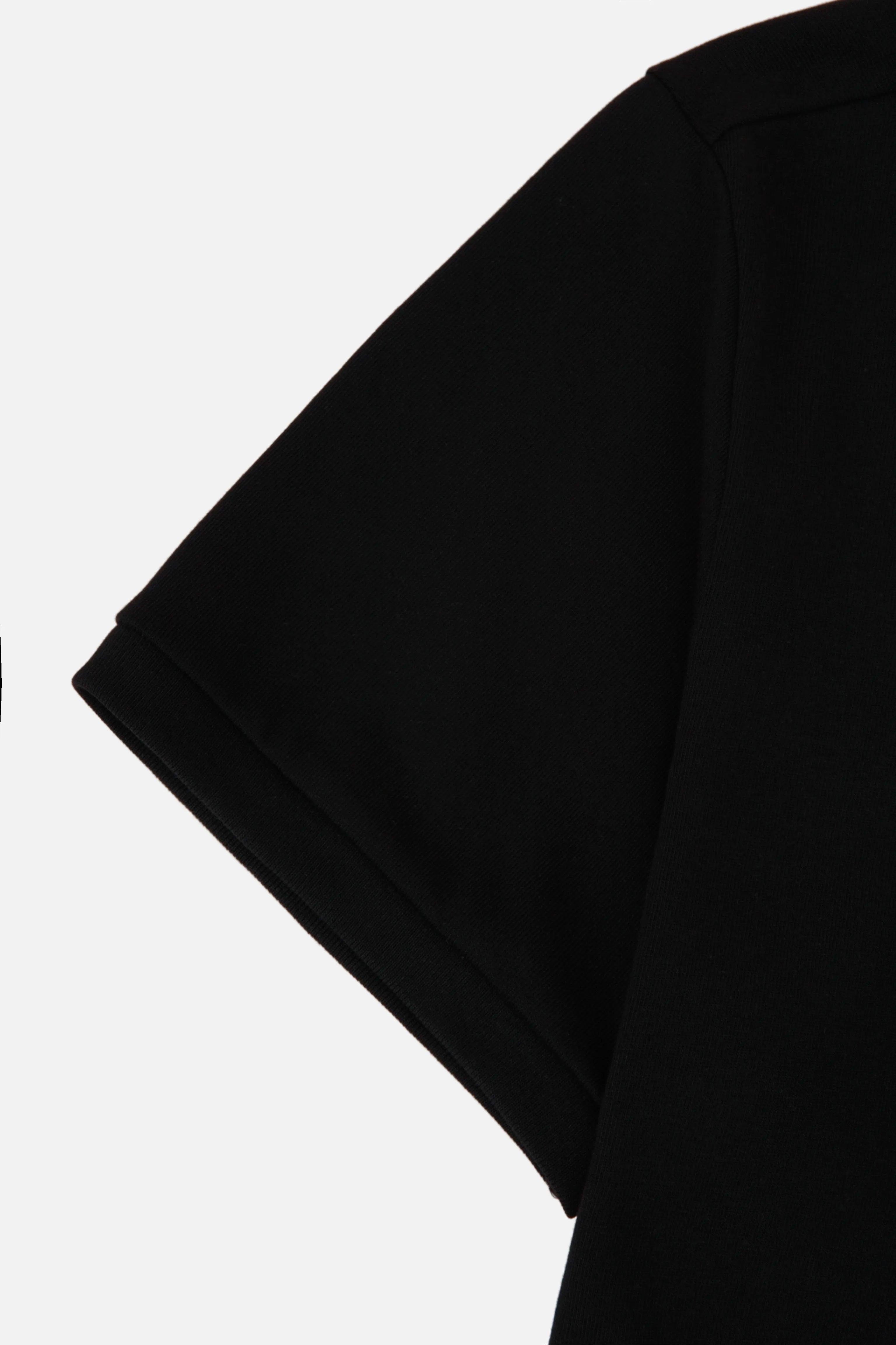 CAMISETA MANGA CORTA COLOR NEGRO
