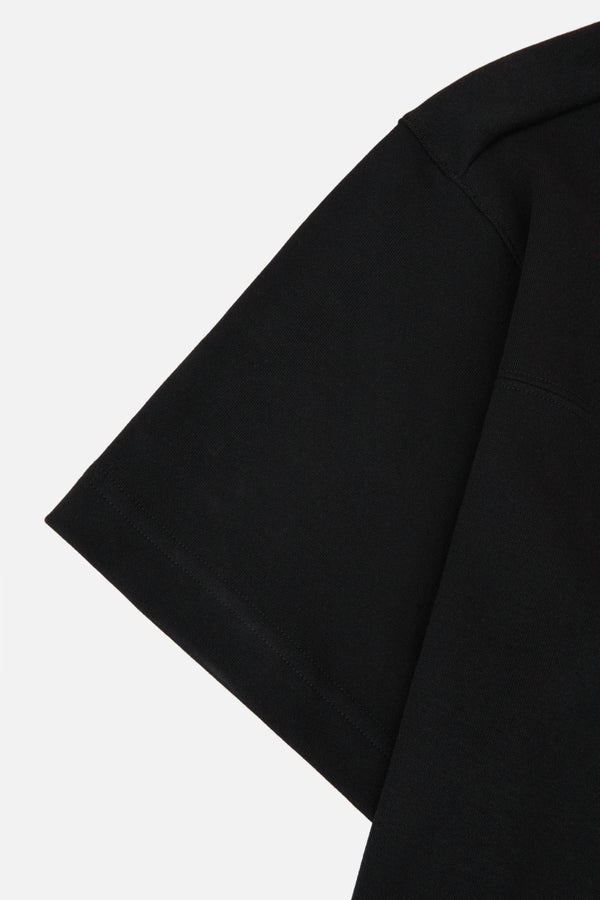 CAMISETA MANGA CORTA COLOR NEGRO