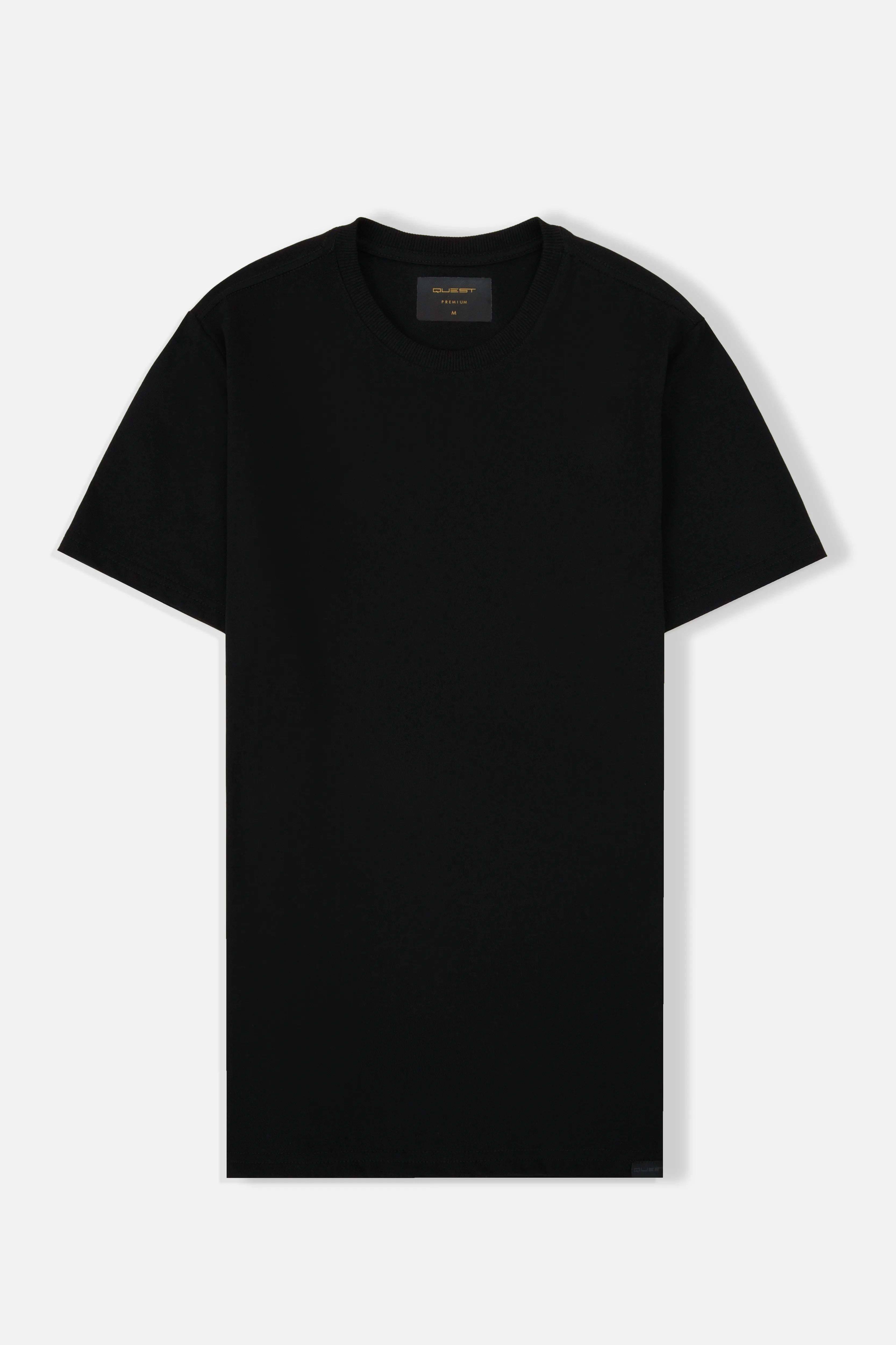 CAMISETA MANGA CORTA COLOR NEGRO
