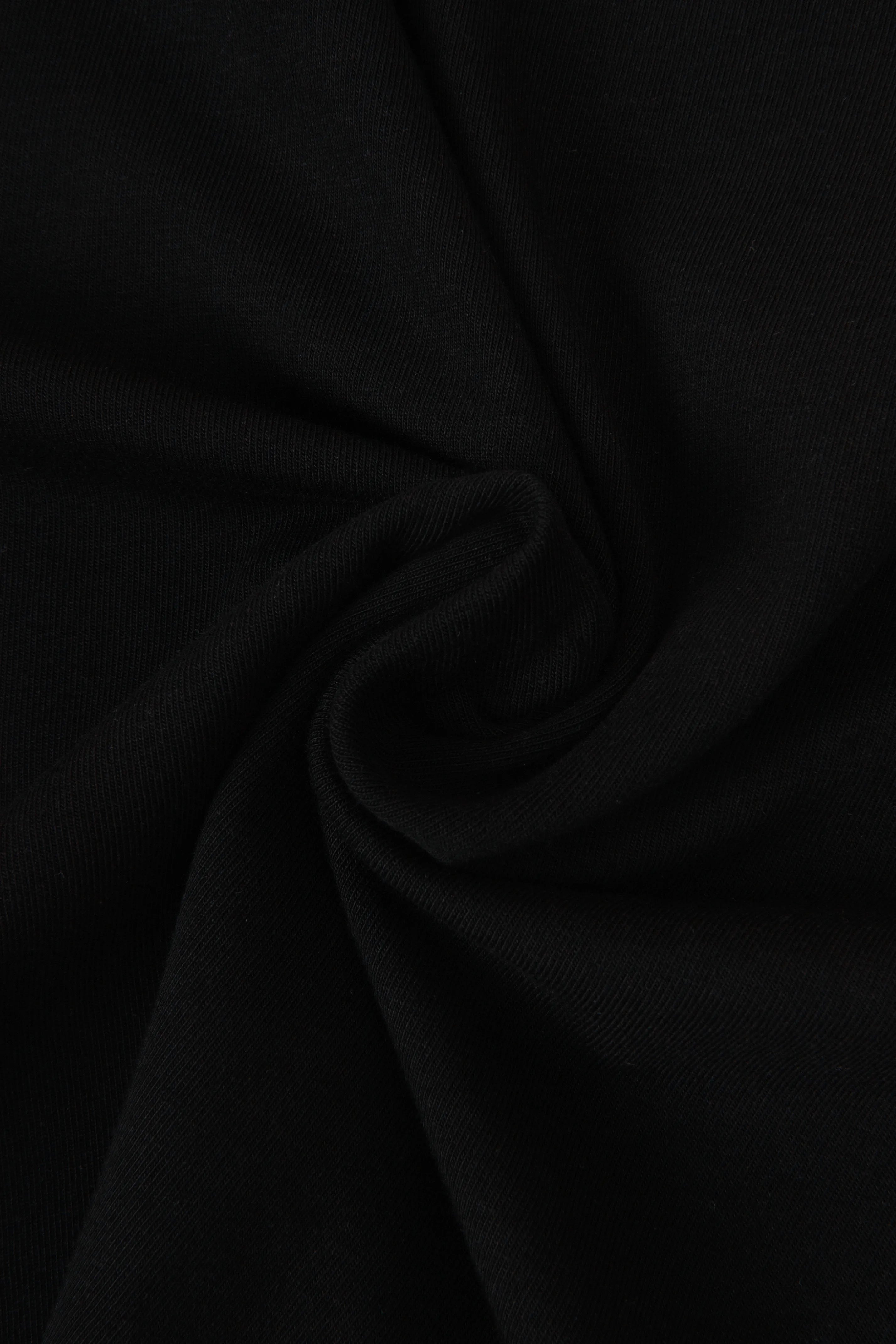 CAMISETA MANGA CORTA COLOR NEGRO