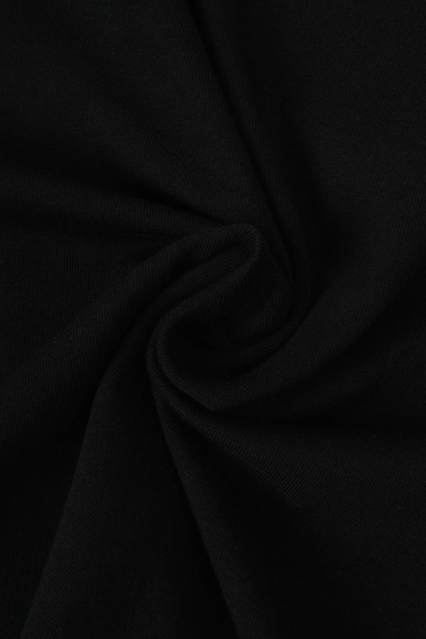 CAMISETA MANGA CORTA COLOR NEGRO