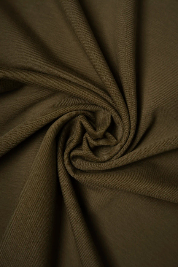 CAMISETA MANGA CORTA COLOR DARK OLIVA