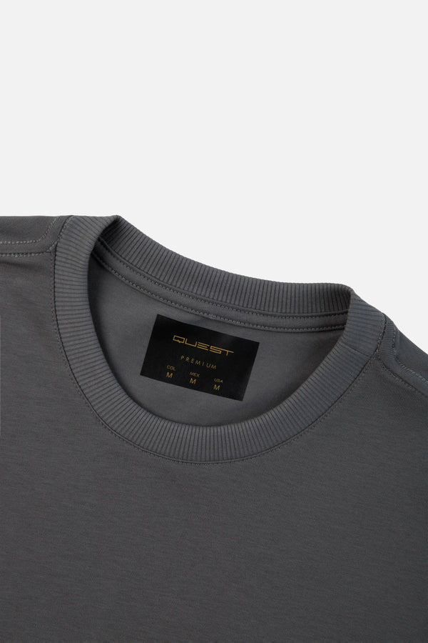 CAMISETA MANGA CORTA COLOR PEWTER