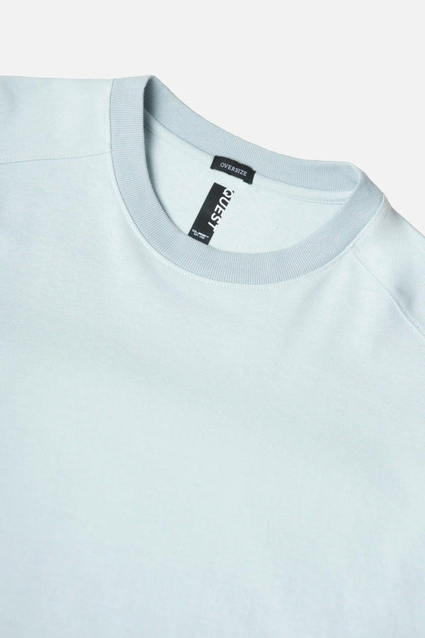 CAMISETA MANGA CORTA COLOR BABY BLUE