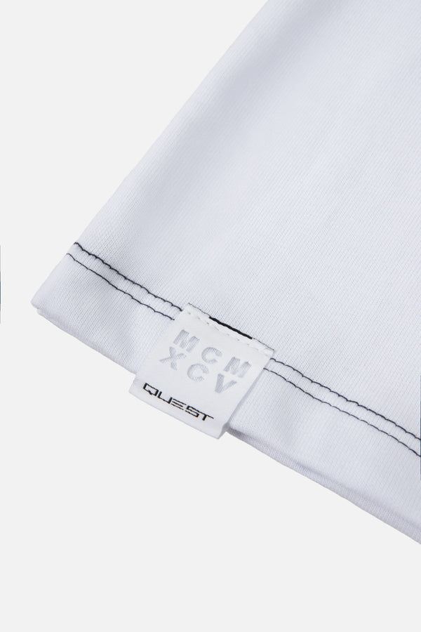 CAMISETA MANGA CORTA COLOR BLANCO OPTICO