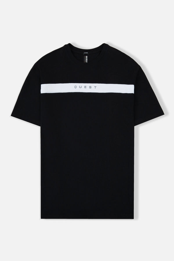 CAMISETA MANGA CORTA COLOR NEGRO