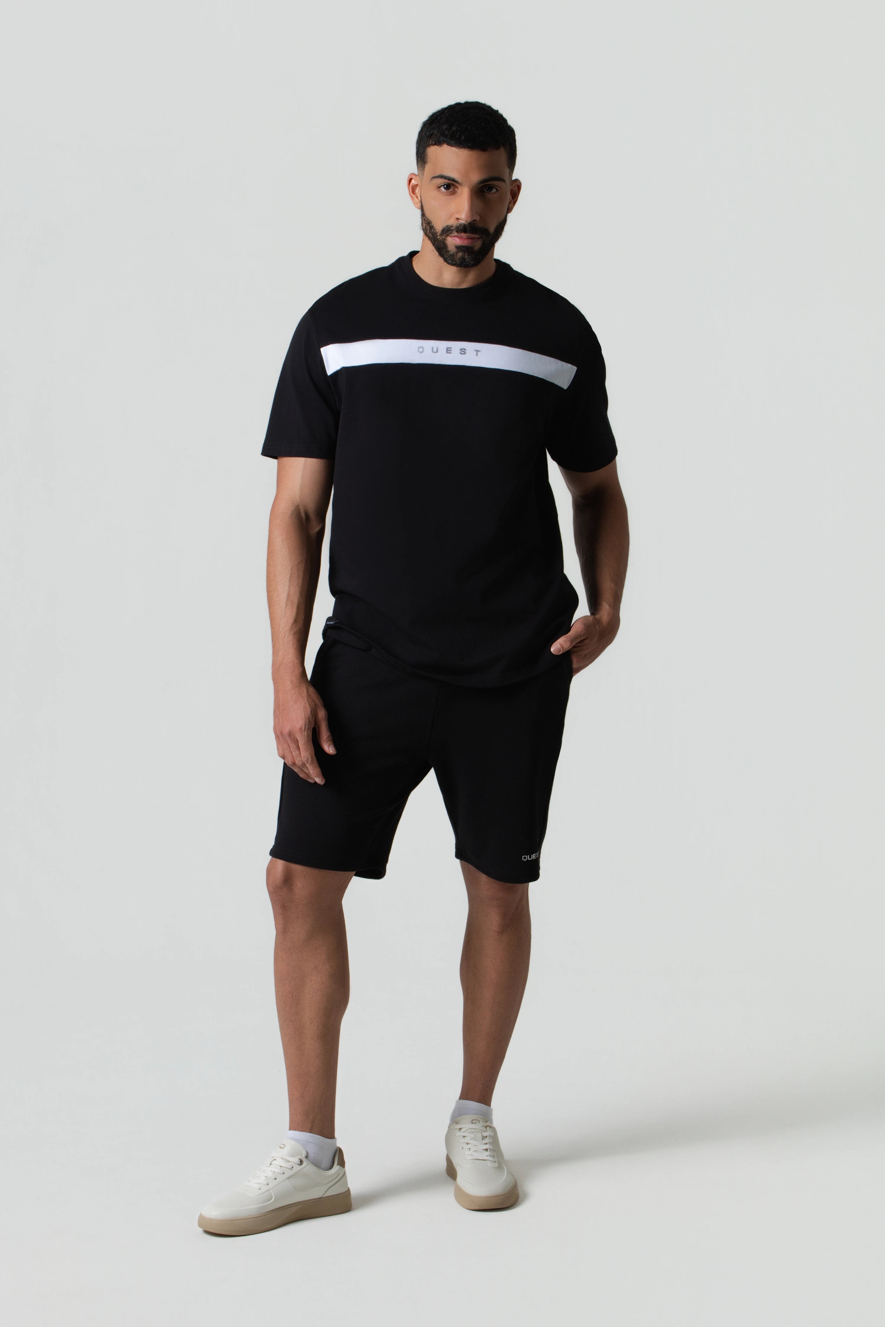 CAMISETA MANGA CORTA COLOR NEGRO