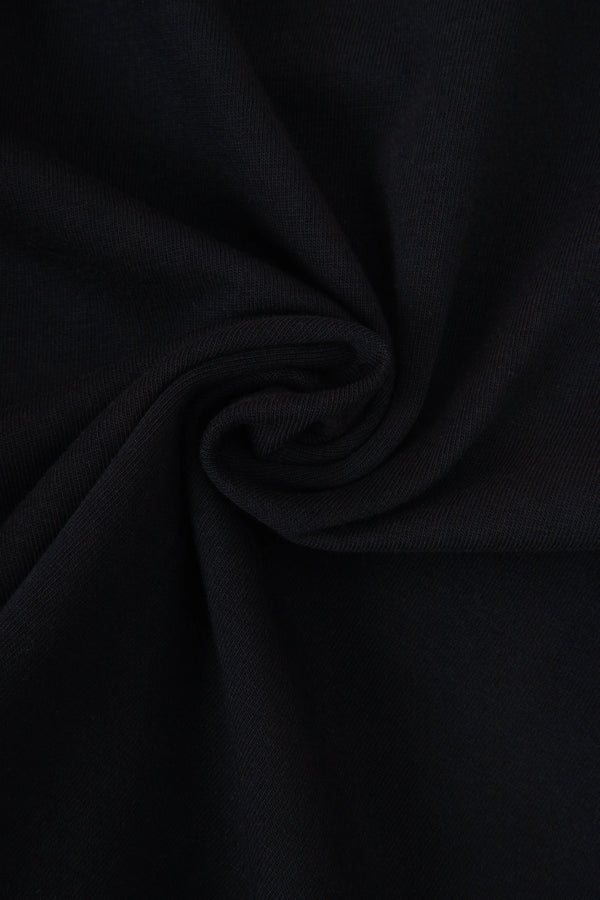 CAMISETA MANGA CORTA COLOR NEGRO