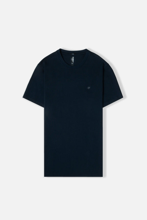 CAMISETA MANGA CORTA COLOR AZUL OSCURO