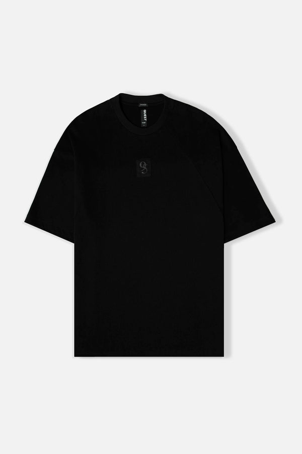 CAMISETA MANGA CORTA COLOR NEGRO