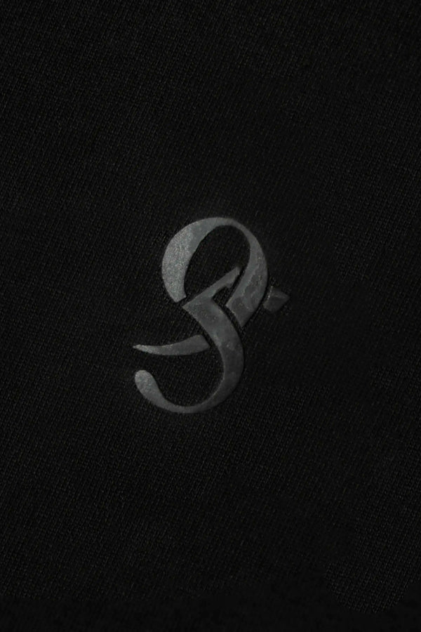 CAMISETA MANGA CORTA COLOR NEGRO