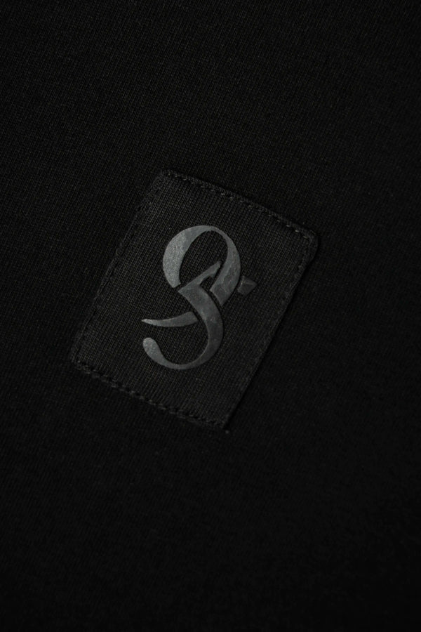 CAMISETA MANGA CORTA COLOR NEGRO