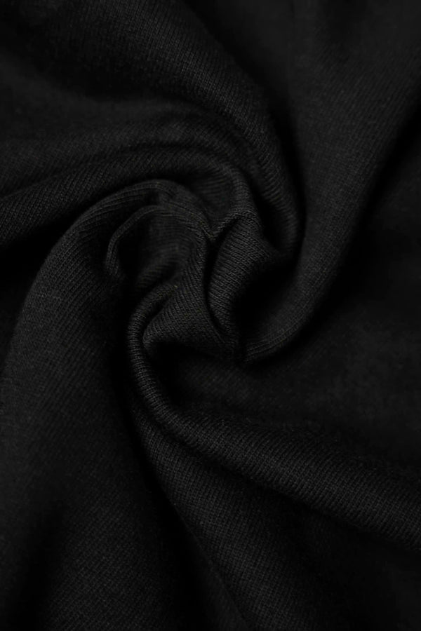 CAMISETA MANGA CORTA COLOR NEGRO