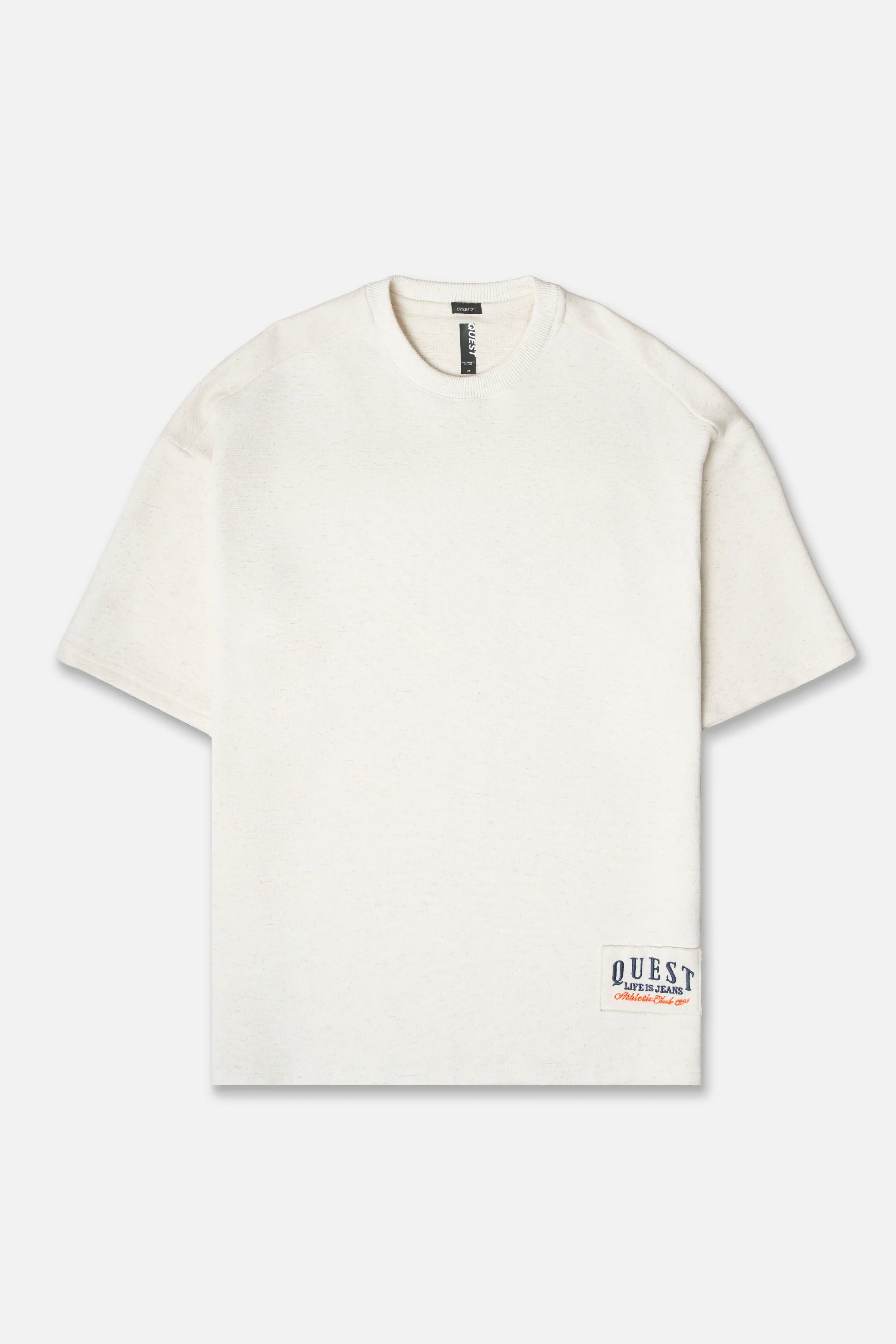 CAMISETA MANGA CORTA COLOR CRUDO