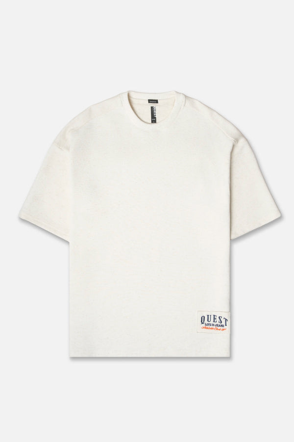 CAMISETA MANGA CORTA COLOR CRUDO