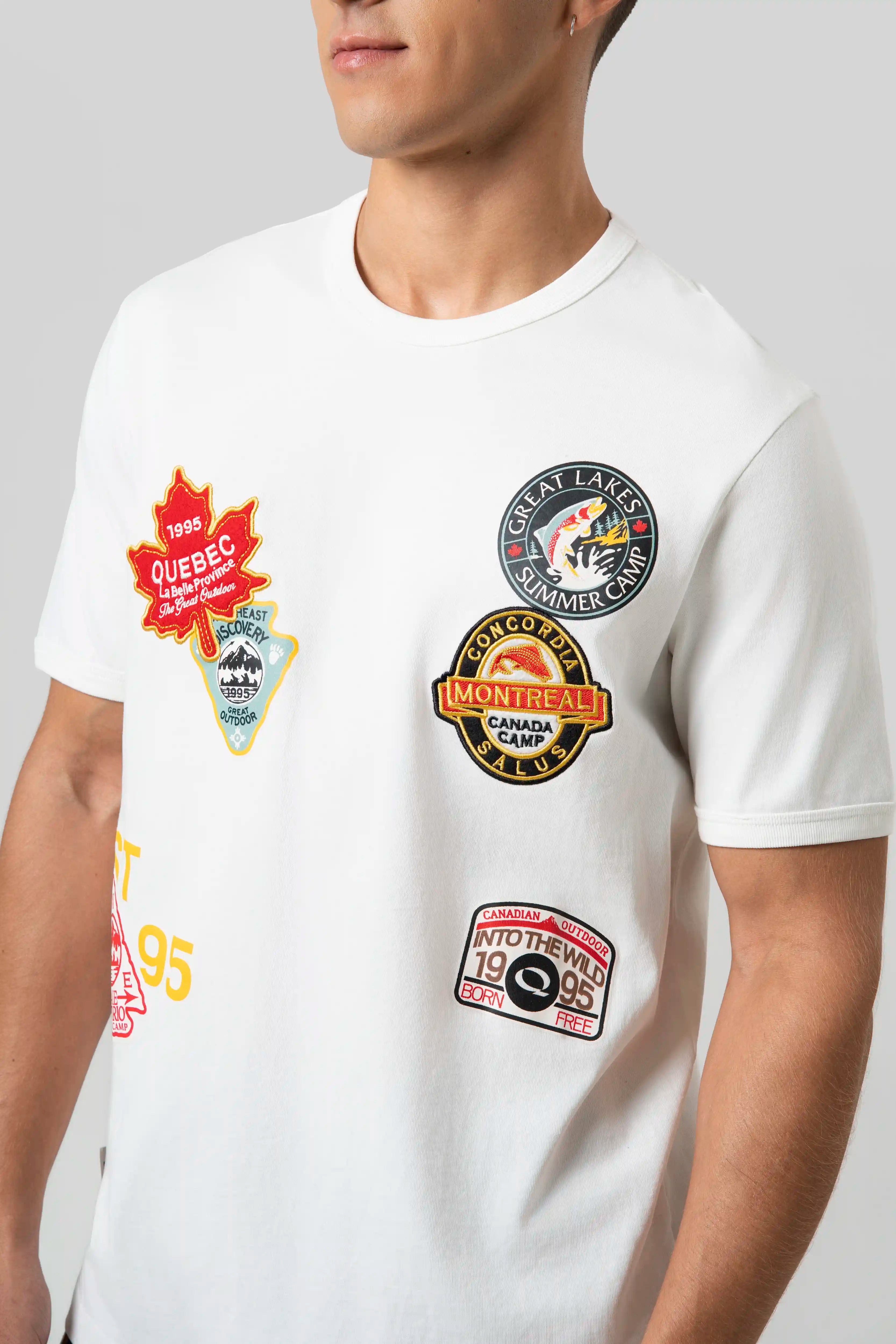 CAMISETA MANGA CORTA COLOR IVORY