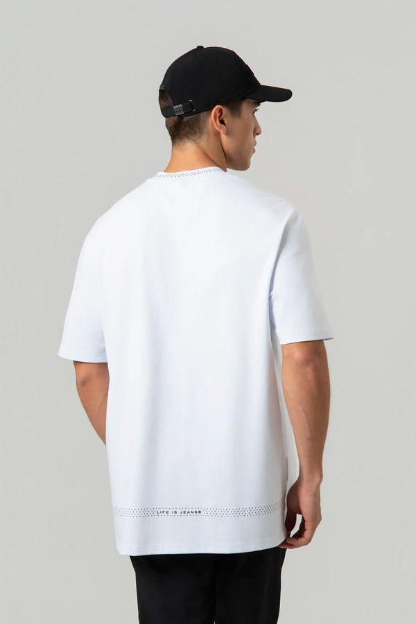 CAMISETA MANGA CORTA COLOR BLANCO BLANCO