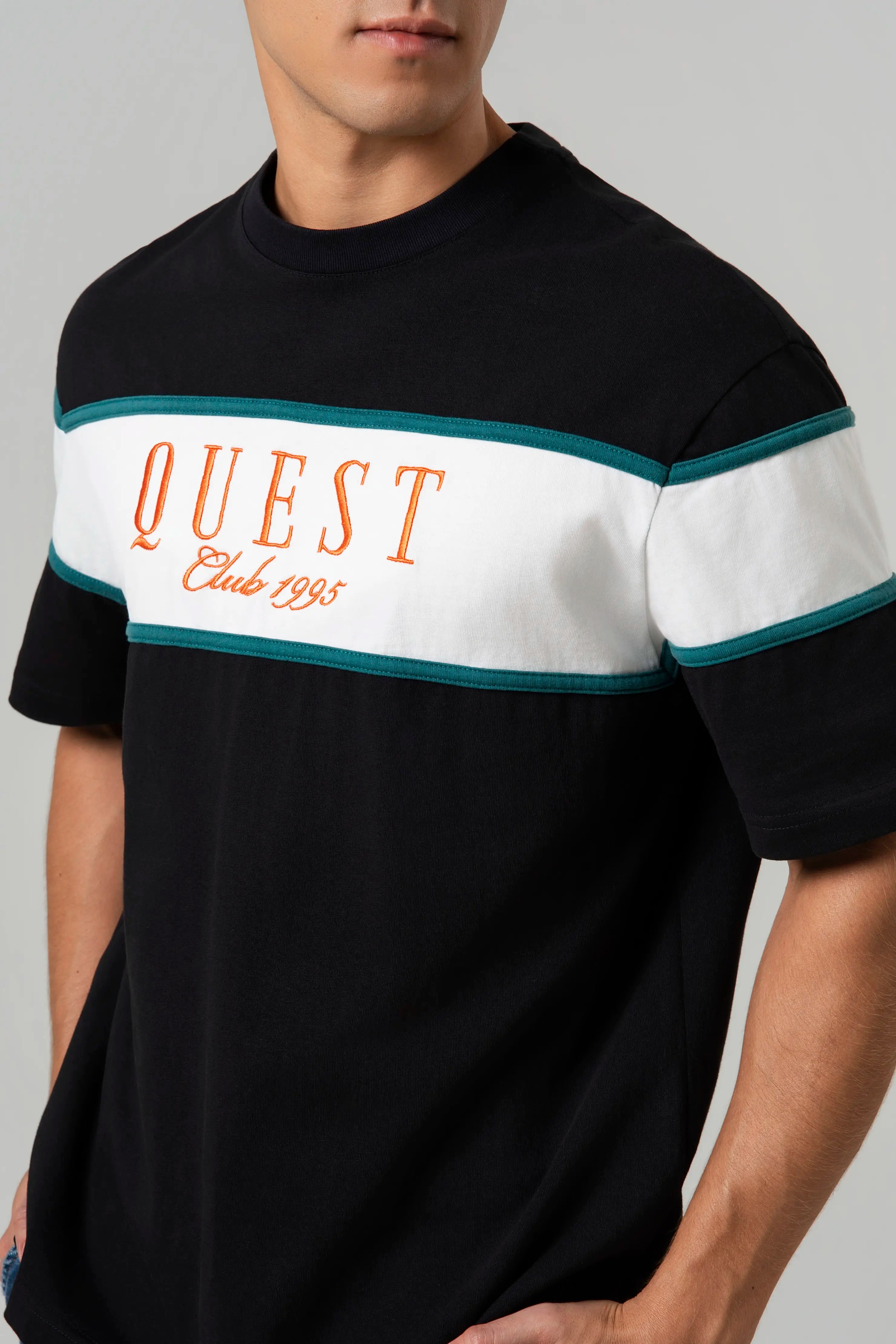 CAMISETA MANGA CORTA COLOR NEGRO