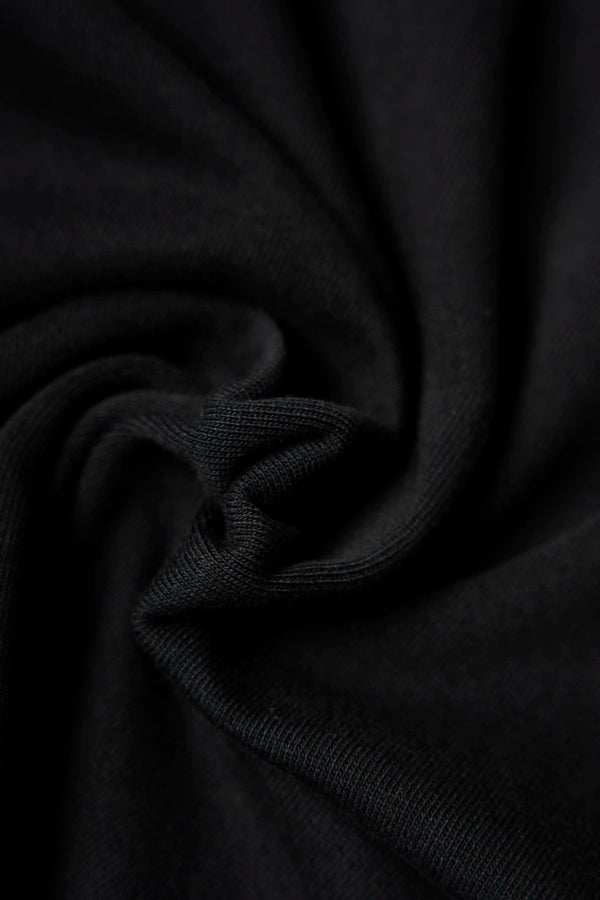 CAMISETA MANGA CORTA COLOR NEGRO