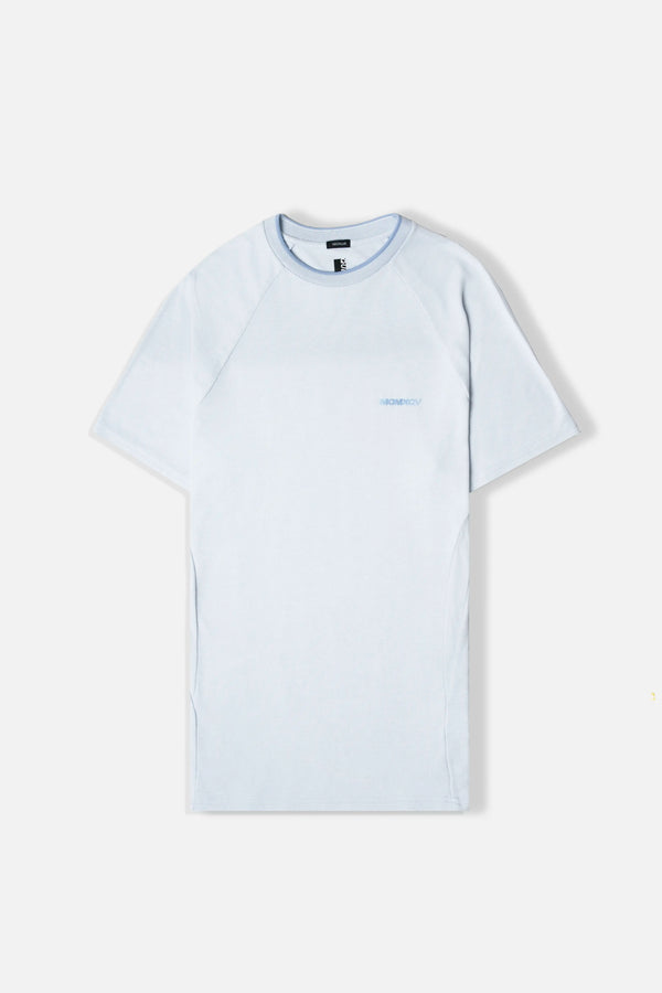 CAMISETA MANGA CORTA COLOR BABY BLUE