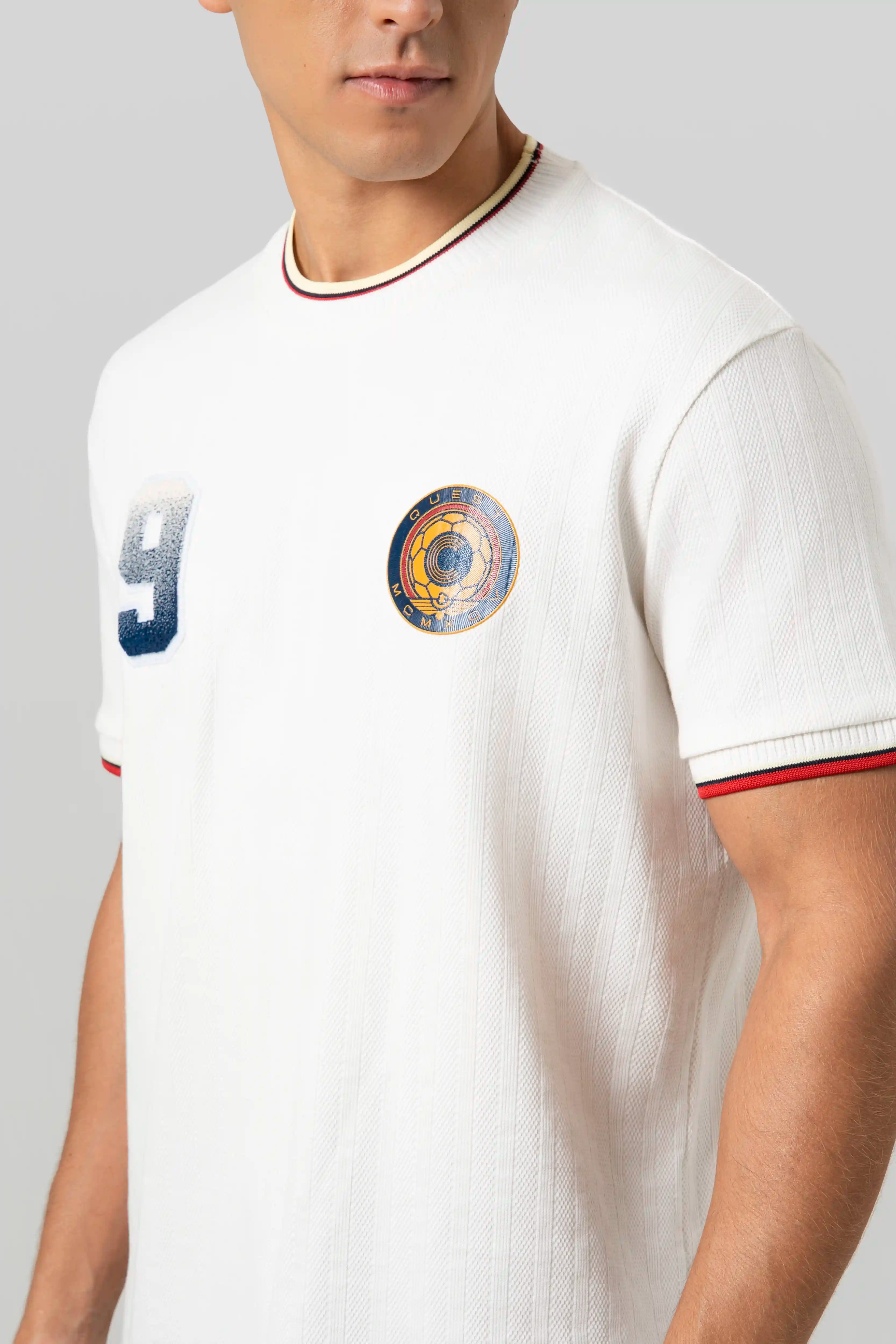 CAMISETA COLOMBIA MANGA CORTA COLOR IVORY