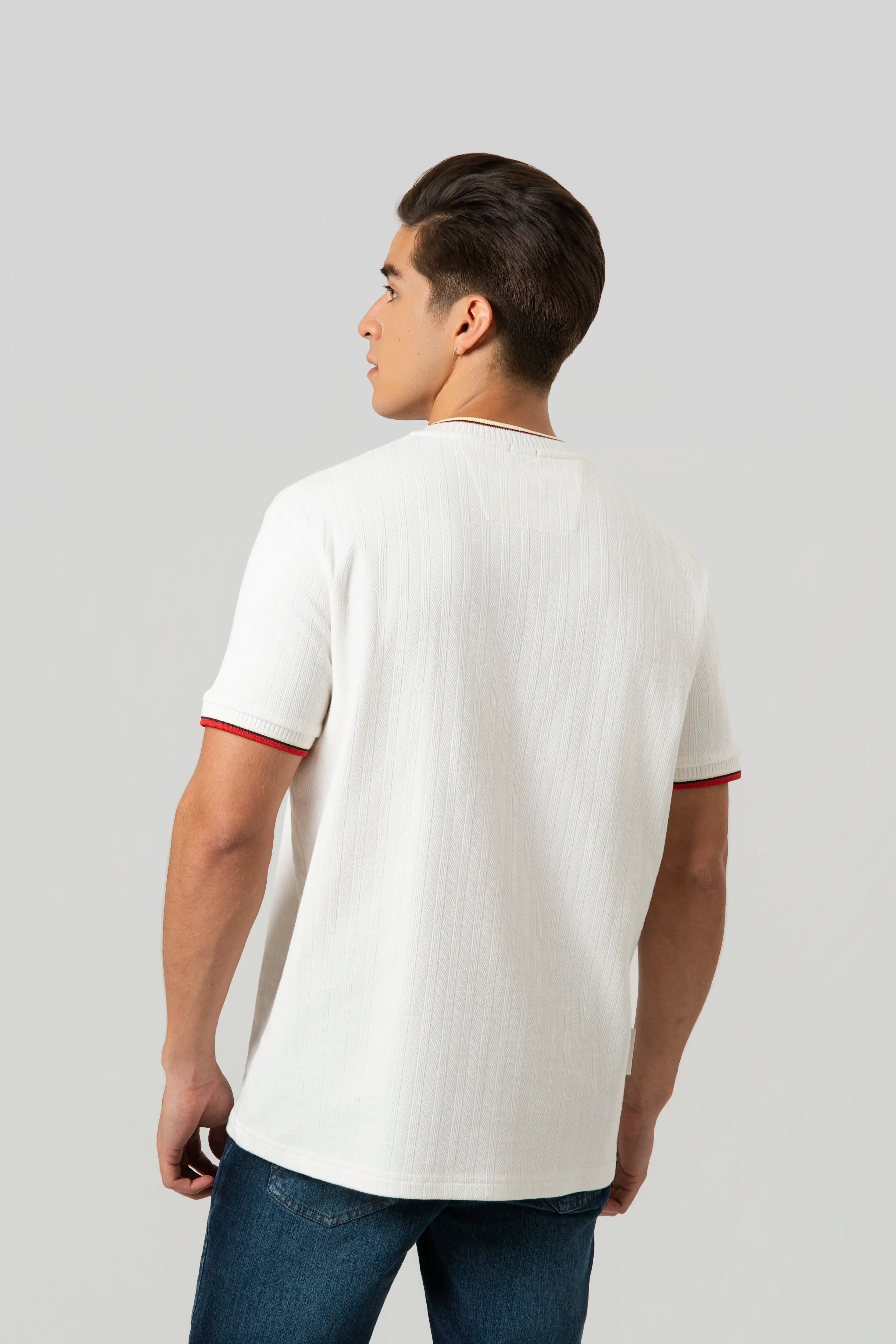 CAMISETA COLOMBIA MANGA CORTA COLOR IVORY