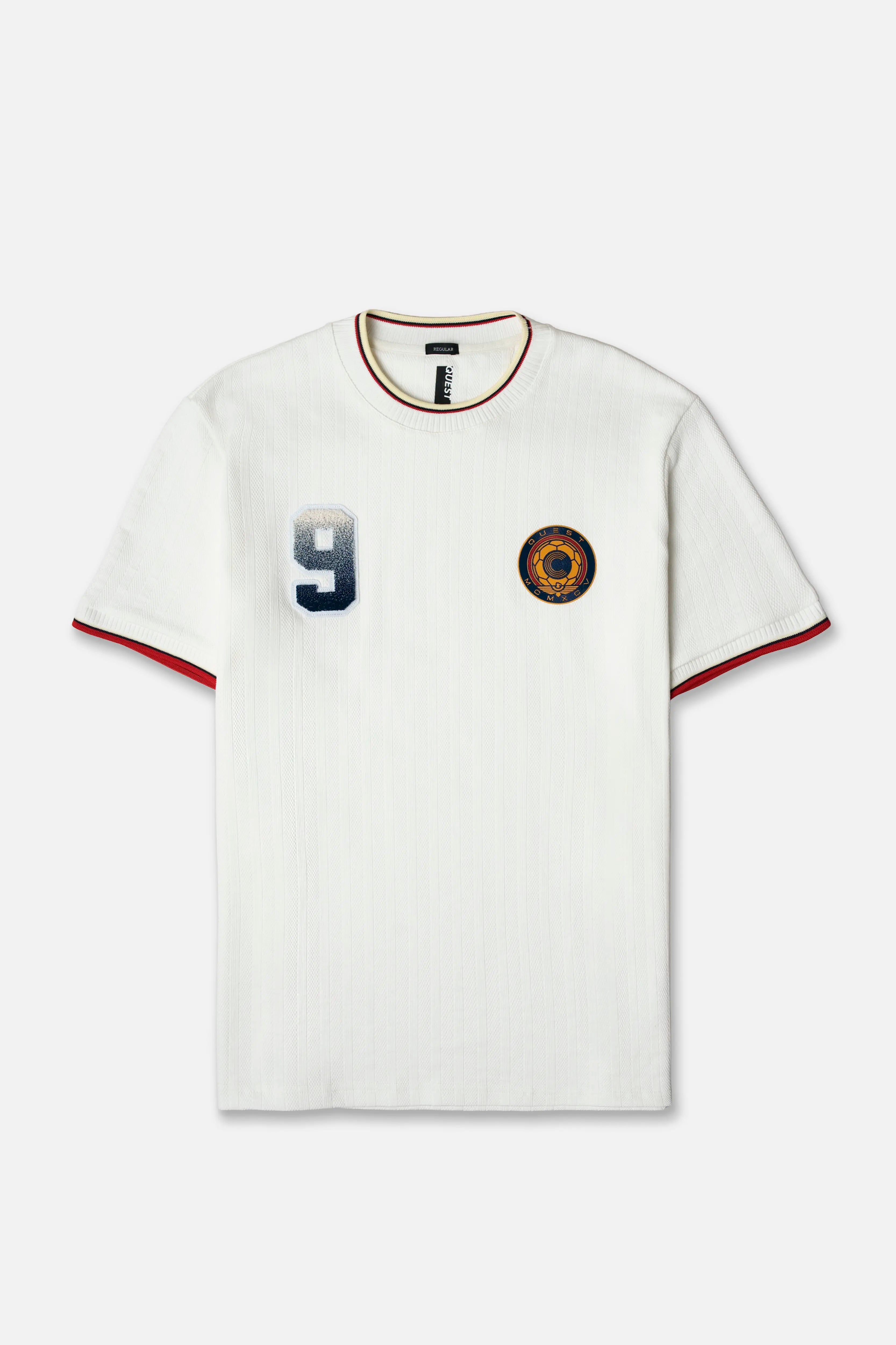 CAMISETA COLOMBIA MANGA CORTA COLOR IVORY