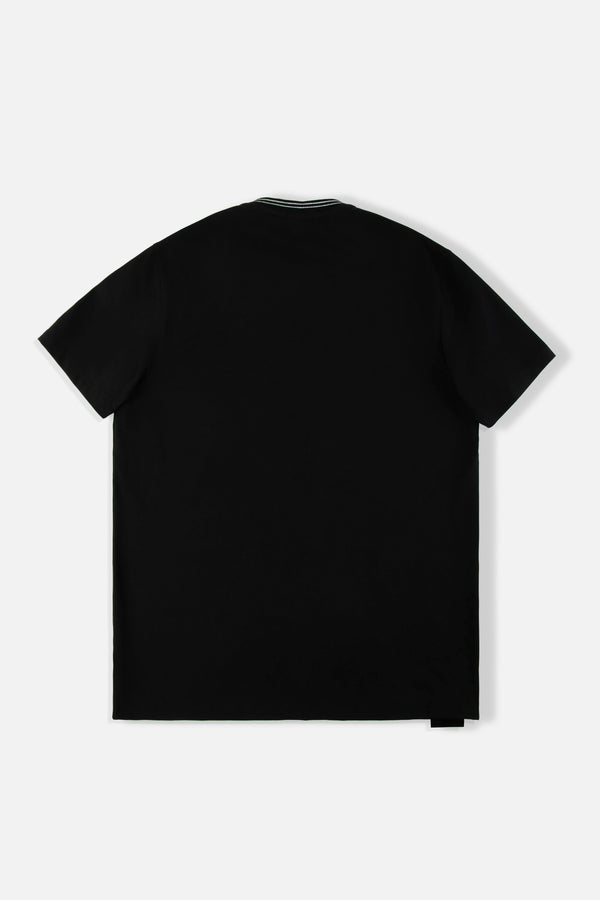 CAMISETA MANGA CORTA COLOR NEGRO