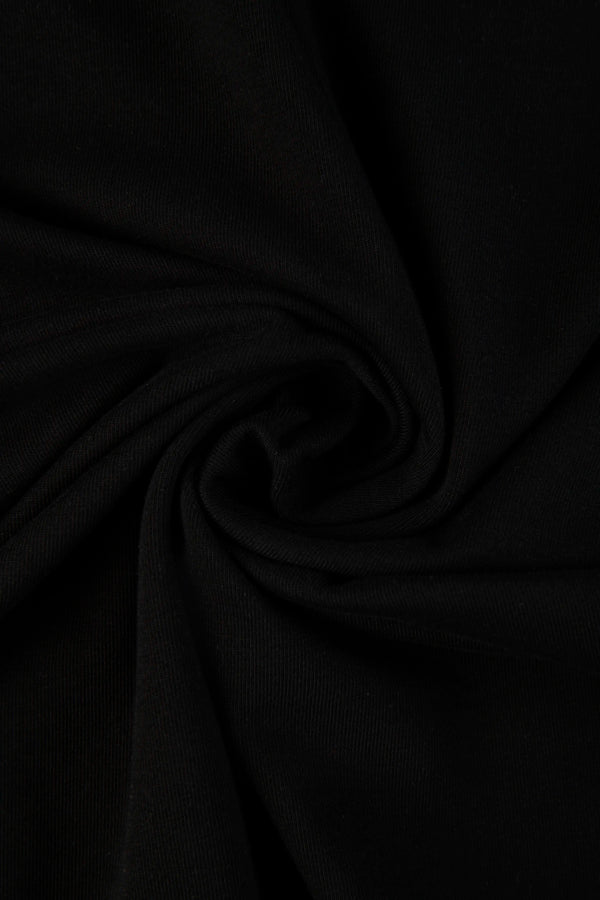 CAMISETA MANGA CORTA COLOR NEGRO
