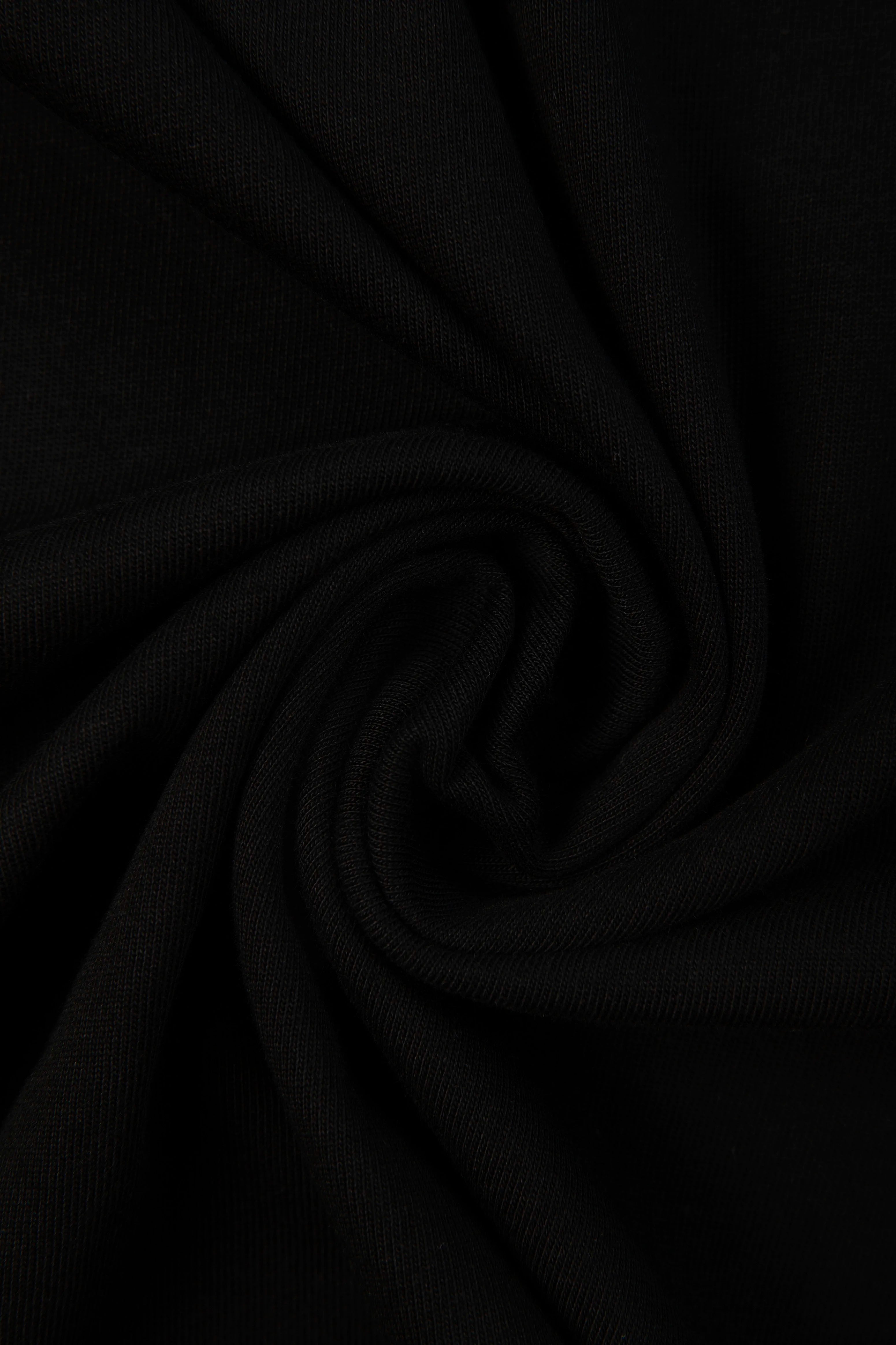 CAMISETA MANGA CORTA COLOR NEGRO