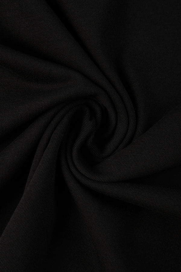 CAMISETA MANGA CORTA COLOR NEGRO