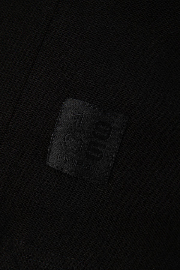 CAMISETA MANGA CORTA COLOR NEGRO