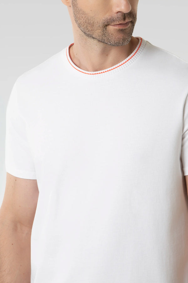 CAMISETA MANGA CORTA COLOR BLANCO