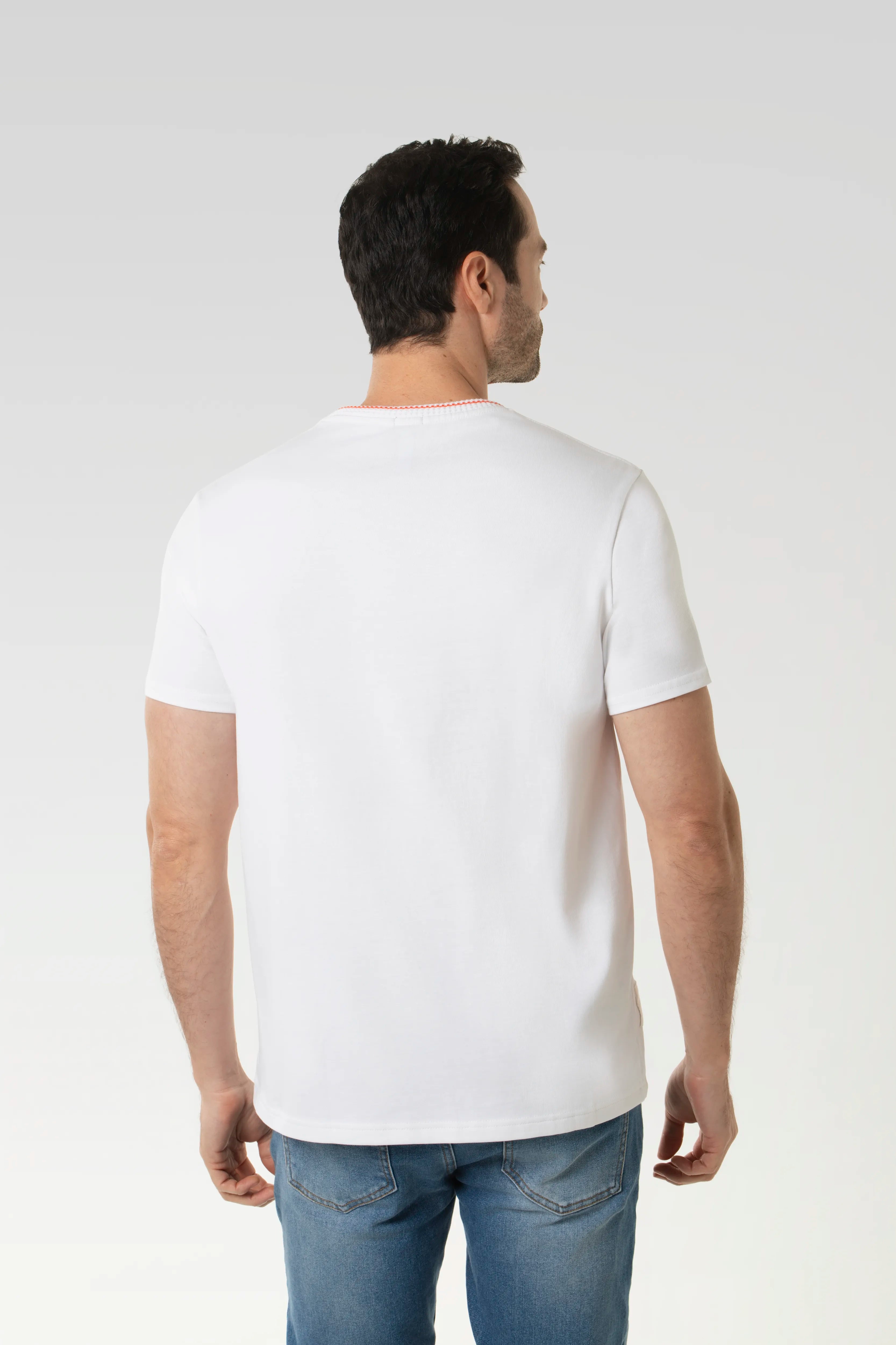 CAMISETA MANGA CORTA COLOR BLANCO