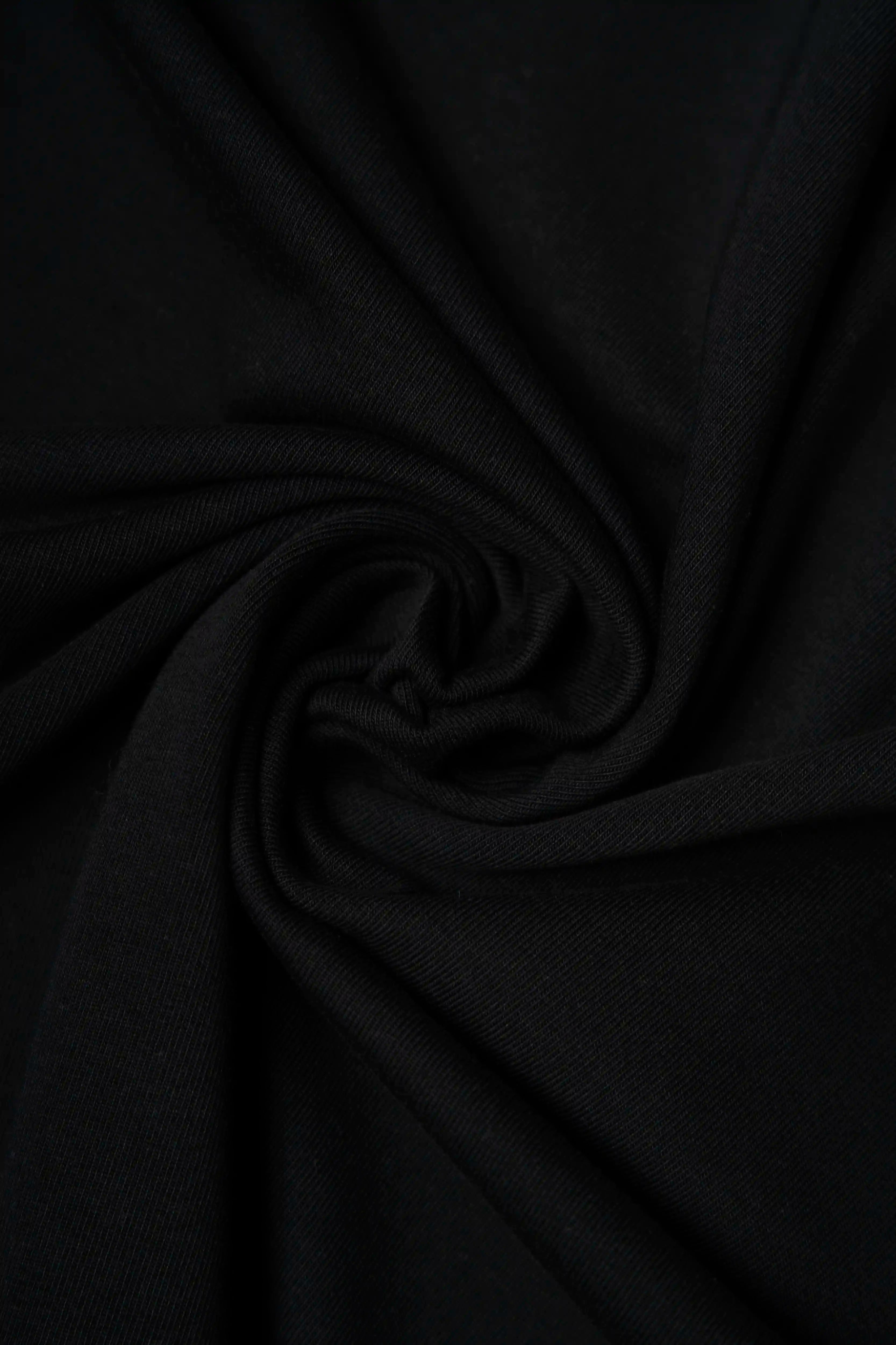 CAMISETA MANGA CORTA COLOR NEGRO