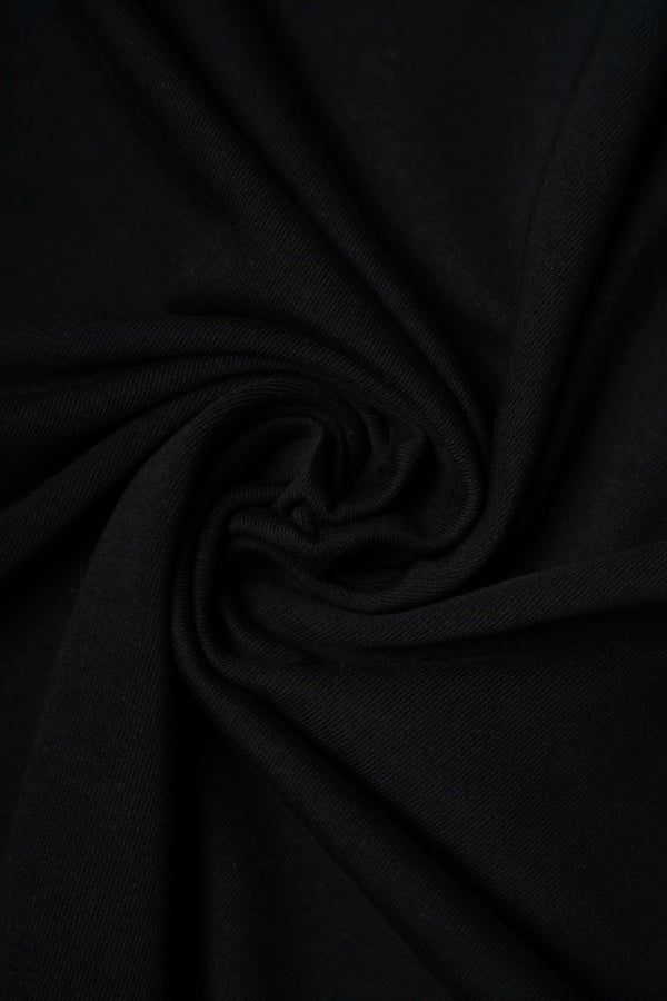 CAMISETA MANGA CORTA COLOR NEGRO