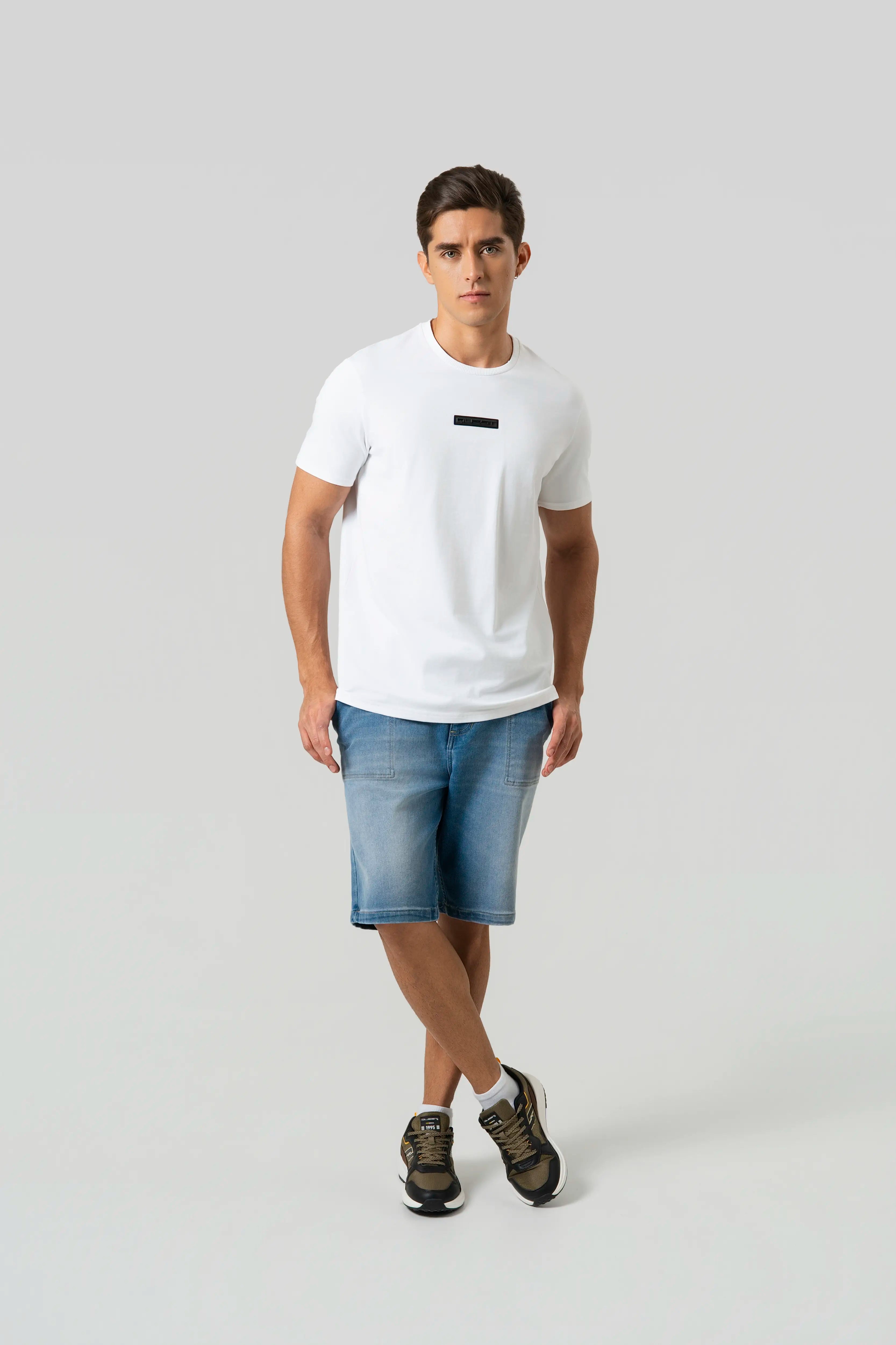 CAMISETA MANGA CORTA COLOR BLANCO