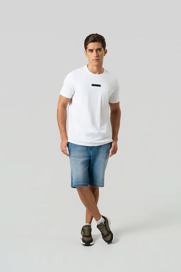 CAMISETA MANGA CORTA COLOR BLANCO
